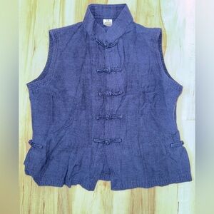 Silk Asian style blouse